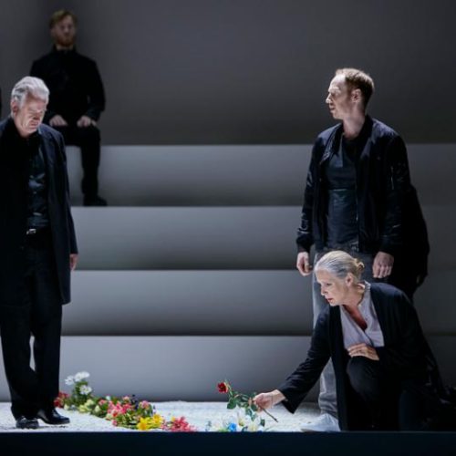 ’Brødre’, Den Jyske Opera. På billedet: Jakob Christian Zethner, Joel Annmo og Anne Margrethe Dahl. Foto: Kåre Viemose