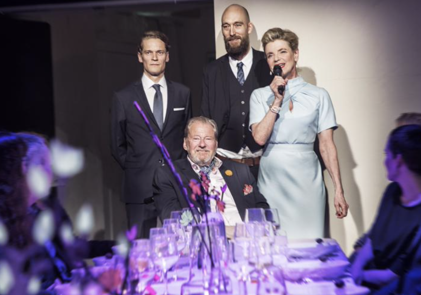 ’Festen’, Republique. På billedet: Mikkel Arndt, Waage Sandø, Asbjørn Krogh Nissen & Stina Ekblad. Foto: Per Morten Abrahamsen